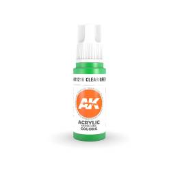 Clear Green 3rd Generation Acrylic Paint
